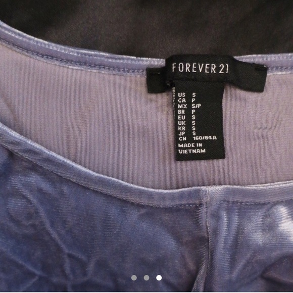 Velvet twist crop top - Picture 3 of 3